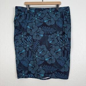 RipSkirt Hawaii Length 3 Pocket Skirt in Maui Moonlight Size XXL